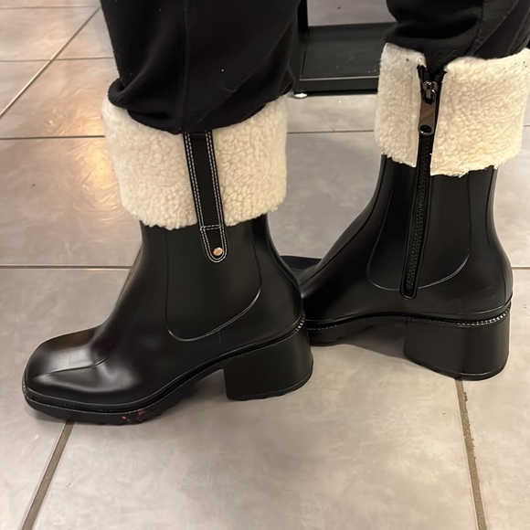 Brand new Lulus size 8 black boots!  These are so adorable!! - Picture 3 of 4